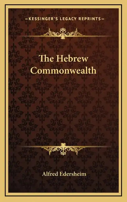 The Hebrew Commonwealth - Hardcover