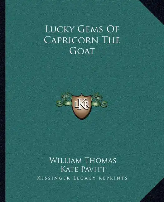 Lucky Gems of Capricorn the Goat - Paperback