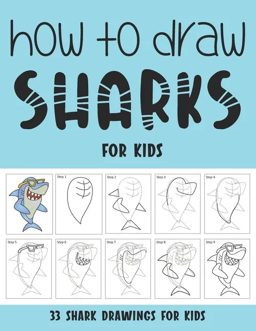 How to Draw Sharks for Kids - Paperback