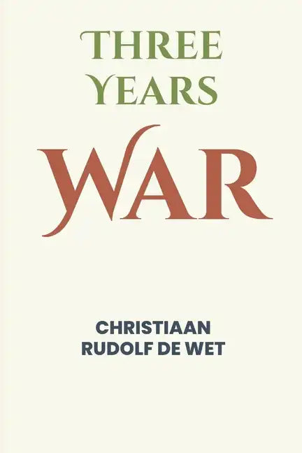 Three Years' War - Paperback