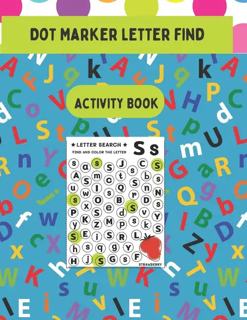 Dot Marker Letter Search Activity Book - Paperback