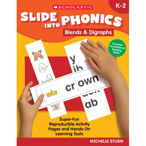 Slide Into Phonics: Blends & Digraphs - Paperback