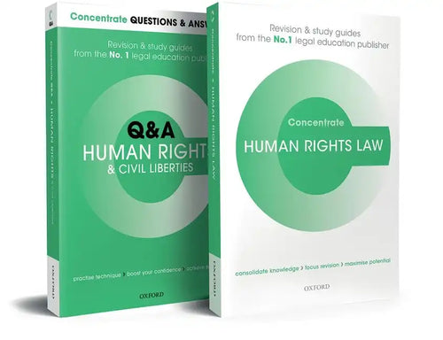 Human Rights and Civil Liberties Revision Concentrate Pack: Law Revision and Study Guide - Paperback