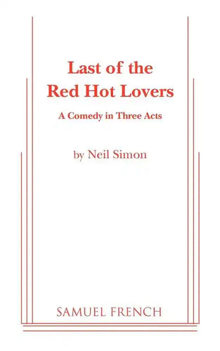Last of the Red Hot Lovers - Paperback