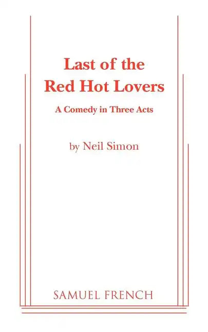 Last of the Red Hot Lovers - Paperback