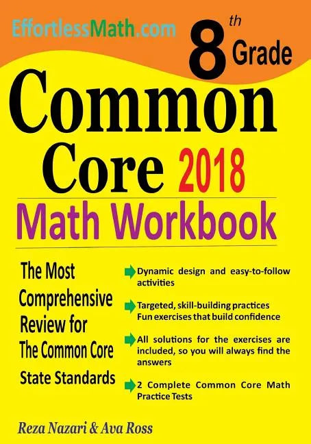 8th Grade Common Core Math Workbook: The Most Comprehensive Review for The Common Core State Standards - Paperback
