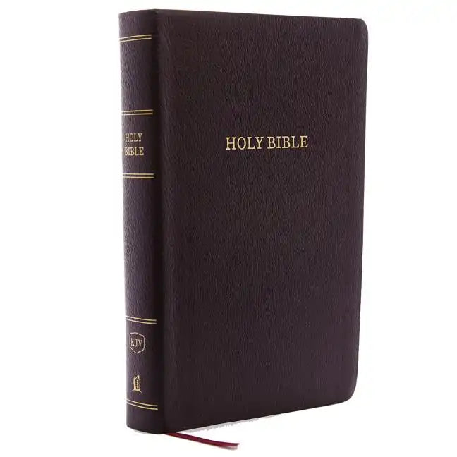 KJV, Reference Bible, Personal Size Giant Print, Bonded Leather, Burgundy, Red Letter Edition - Bonded Leather