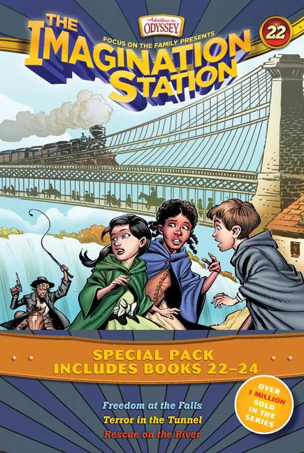 Imagination Station Books 3-Pack: Freedom at the Falls / Terror in the Tunnel / Rescue on the River - Paperback