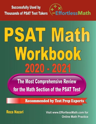 PSAT Math Workbook 2020 - 2021: The Most Comprehensive Review for the PSAT Math Test - Paperback