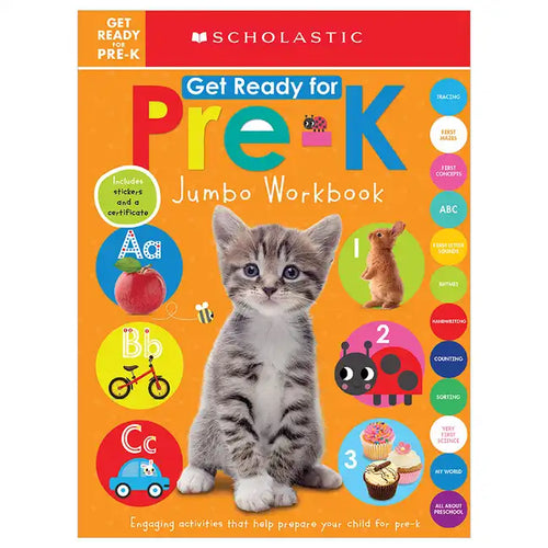 Get Ready for Pre-K Jumbo Workbook: Scholastic Early Learners (Jumbo Workbook) - Paperback