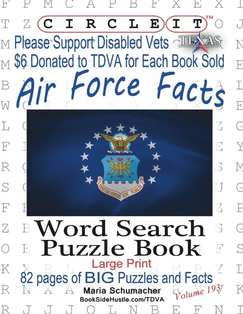 Circle It, Air Force Facts, Word Search, Puzzle Book - Paperback