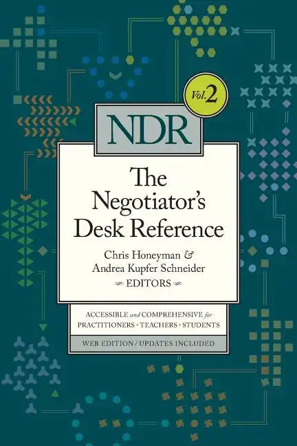 The Negotiator's Desk Reference - Paperback