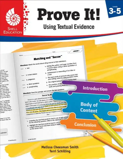 Prove It! Using Textual Evidence, Levels 3-5 - Paperback