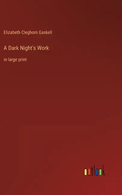 A Dark Night's Work: in large print - Hardcover