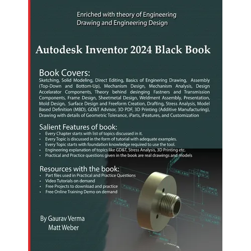 Autodesk Inventor 2024 Black Book - Paperback