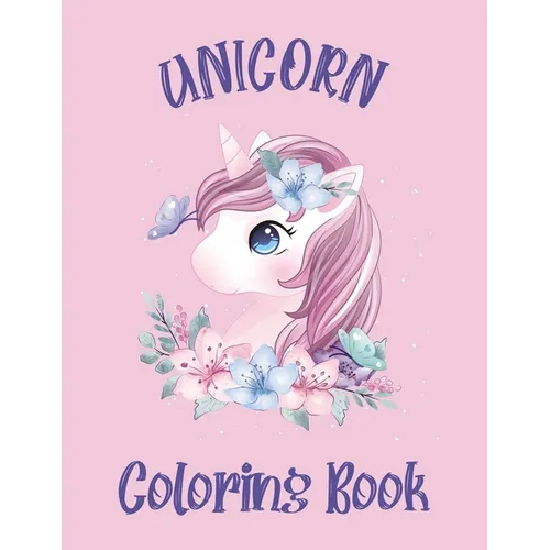Unicorn Coloring Book: 50 Unicorn Coloring Pages - Paperback