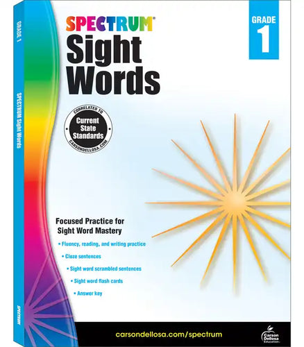 Spectrum Sight Words, Grade 1: Volume 103 - Paperback