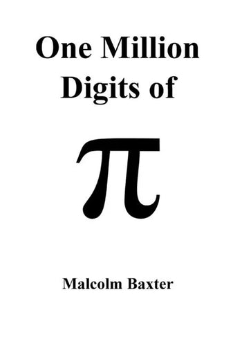 One Million Digits of Pi (Large Print) - Paperback