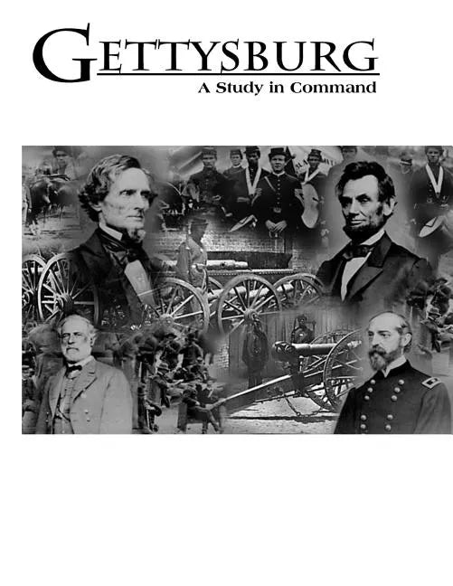 Gettysburg: A Study in Command - Paperback