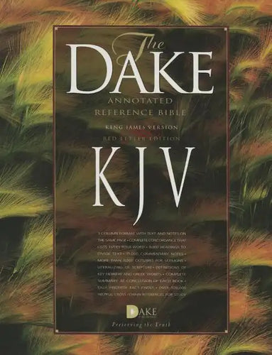 Dake Annotated Reference Bible-KJV - Bonded Leather