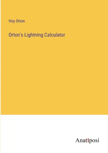 Orton's Lightning Calculator - Paperback