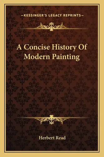 A Concise History Of Modern Painting - Paperback