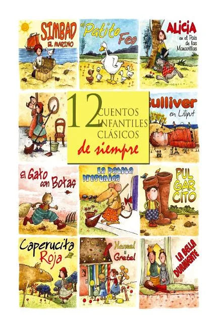 12 cuentos infantiles clásicos de siempre - Paperback