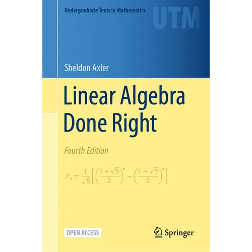 Linear Algebra Done Right - Hardcover