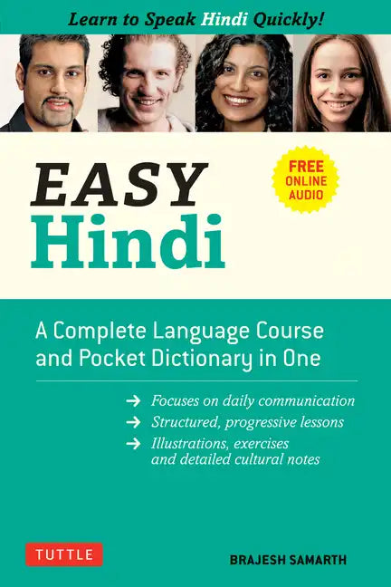 Easy Hindi: A Complete Language Course and Pocket Dictionary in One (Companion Online Audio, Dictionary and Manga Included) - Paperback
