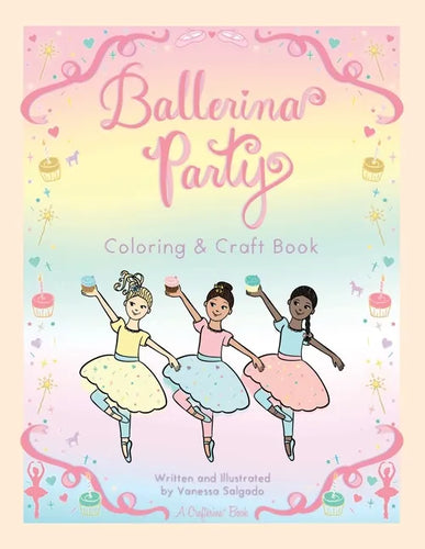 Ballerina Party Coloring & Craft Book - Paperback