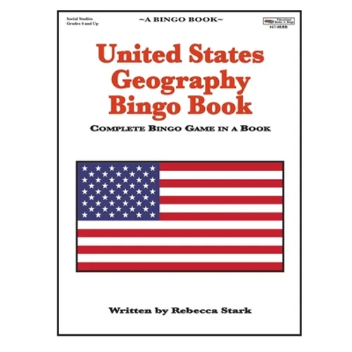 United States Geography Bingo Book - Paperback