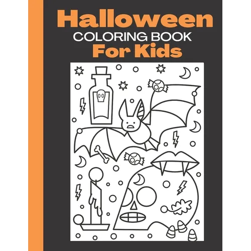 Halloween Coloring Book For Kids: Children Halloween Books - Paperback