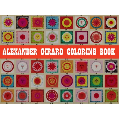 Alexander Girard Coloring Book - Paperback