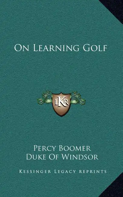 On Learning Golf - Hardcover