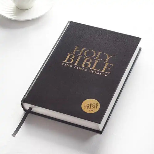 KJV Large Print Hardcover Edition: Black - Hardcover