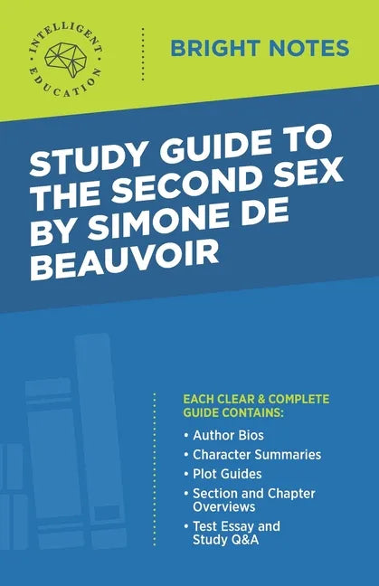 Study Guide to The Second Sex by Simone de Beauvoir - Paperback