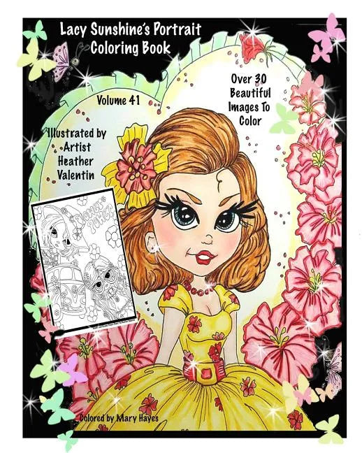 Lacy Sunshine's Portrait Coloring Book - Paperback