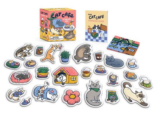 Cat Cafe Magnet Set - Paperback