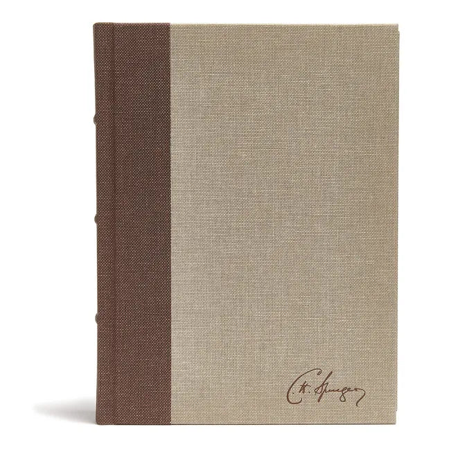CSB Spurgeon Study Bible, Brown/Tan Cloth Over Board - Hardcover
