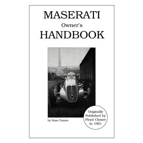 Maserati Owner's Handbook - Paperback