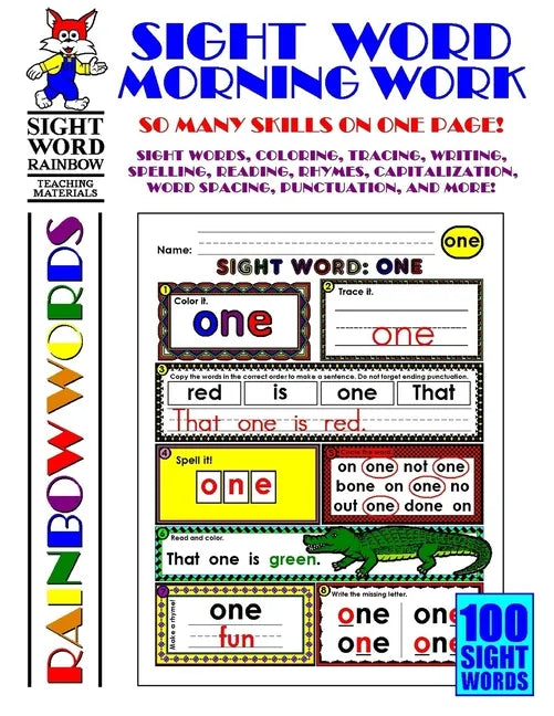 Sight Word Morning Work - Paperback