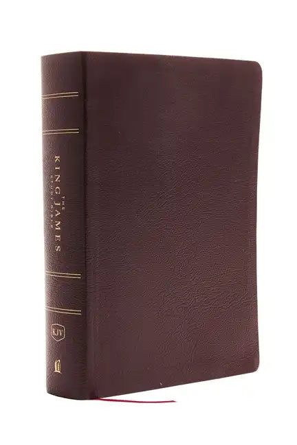 The King James Study Bible, Bonded Leather, Burgundy, Full-Color Edition - Bonded Leather
