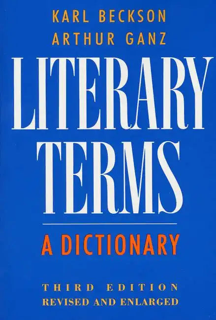 Literary Terms - Paperback