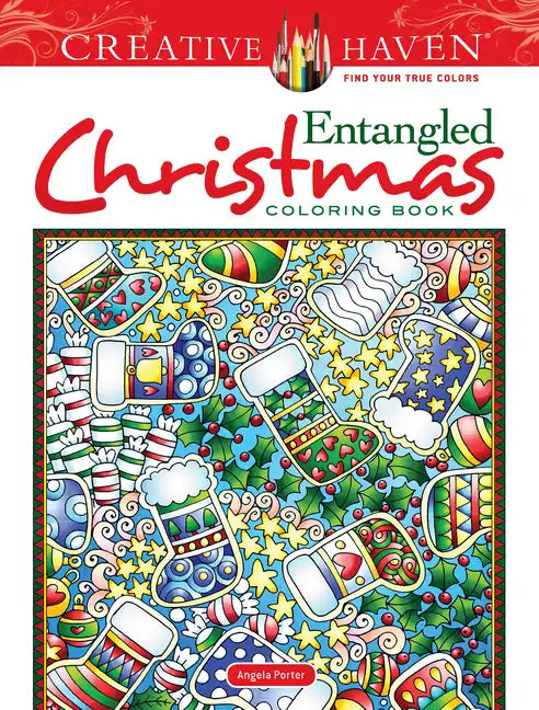 Creative Haven Entangled Christmas Coloring Book - Paperback