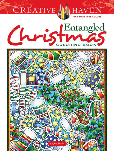 Creative Haven Entangled Christmas Coloring Book - Paperback