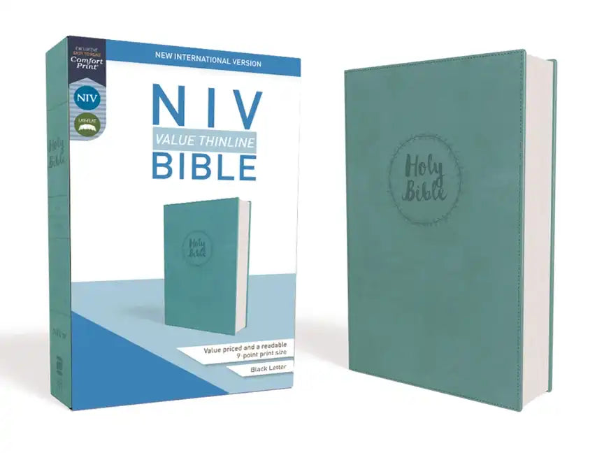 NIV, Value Thinline Bible, Imitation Leather, Blue - Imitation Leather
