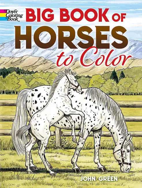 Big Book of Horses to Color - Paperback