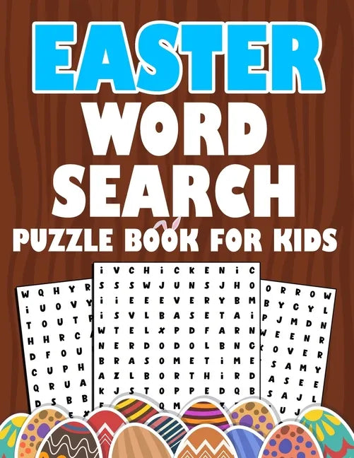 Easter Word Search Puzzle Book For Kids: Easter activity book for kids ages 6-12 To Learn Vocabulary and Improve Reading Skills Easter book for grade - Paperback