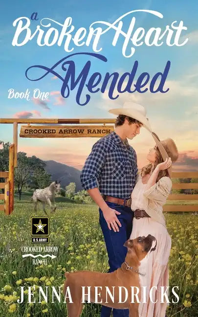 A Broken Heart Mended: A Military Sweet Cowboy Romance in Big Sky Country - Paperback