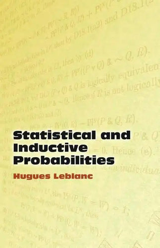 Statistical and Inductive Probabilities - Paperback